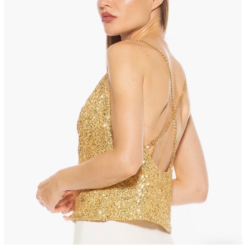 Alexia Admor Sequin Top